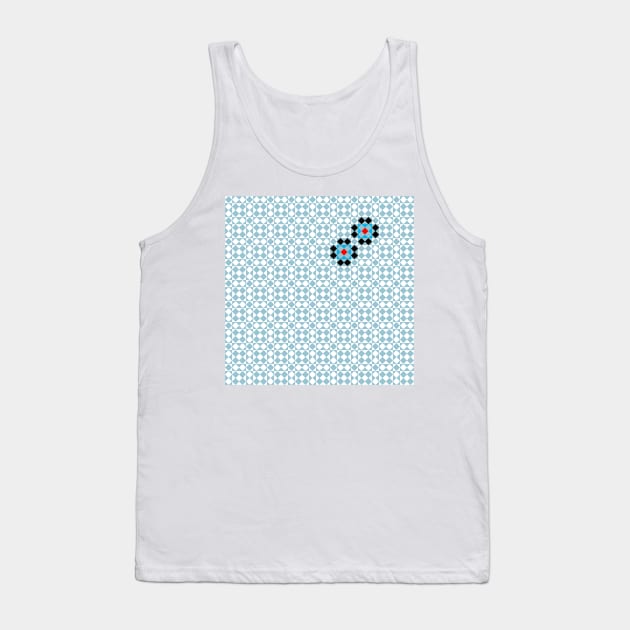 Math Tessellation Pattern Tank Top by funmaths